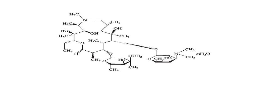 太陽(yáng)成tyc122cc阿奇霉素化學(xué)結(jié)構(gòu)式